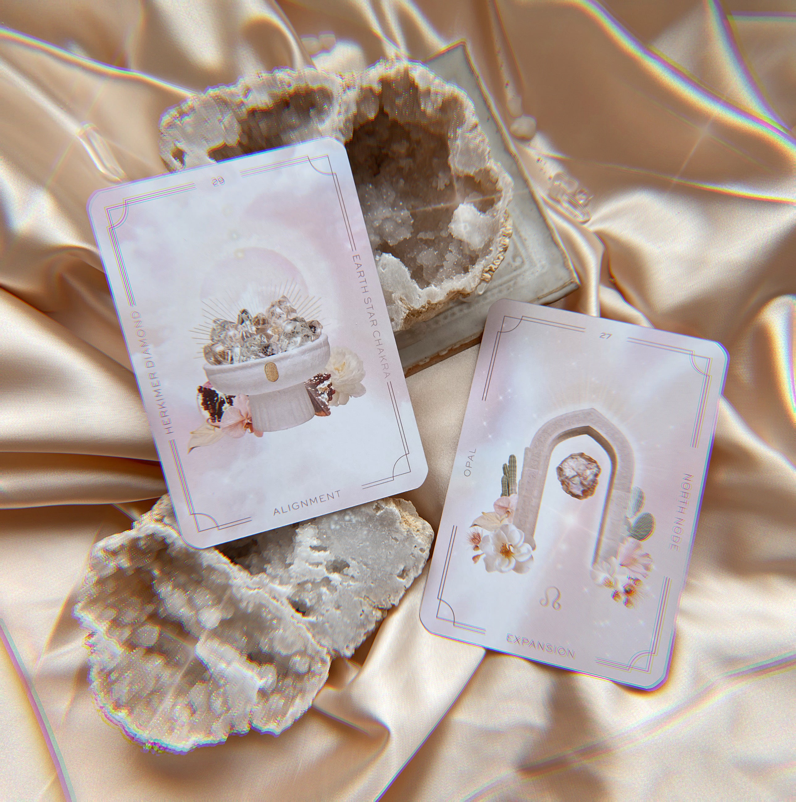 Astral Realms Crystal Oracle Deck