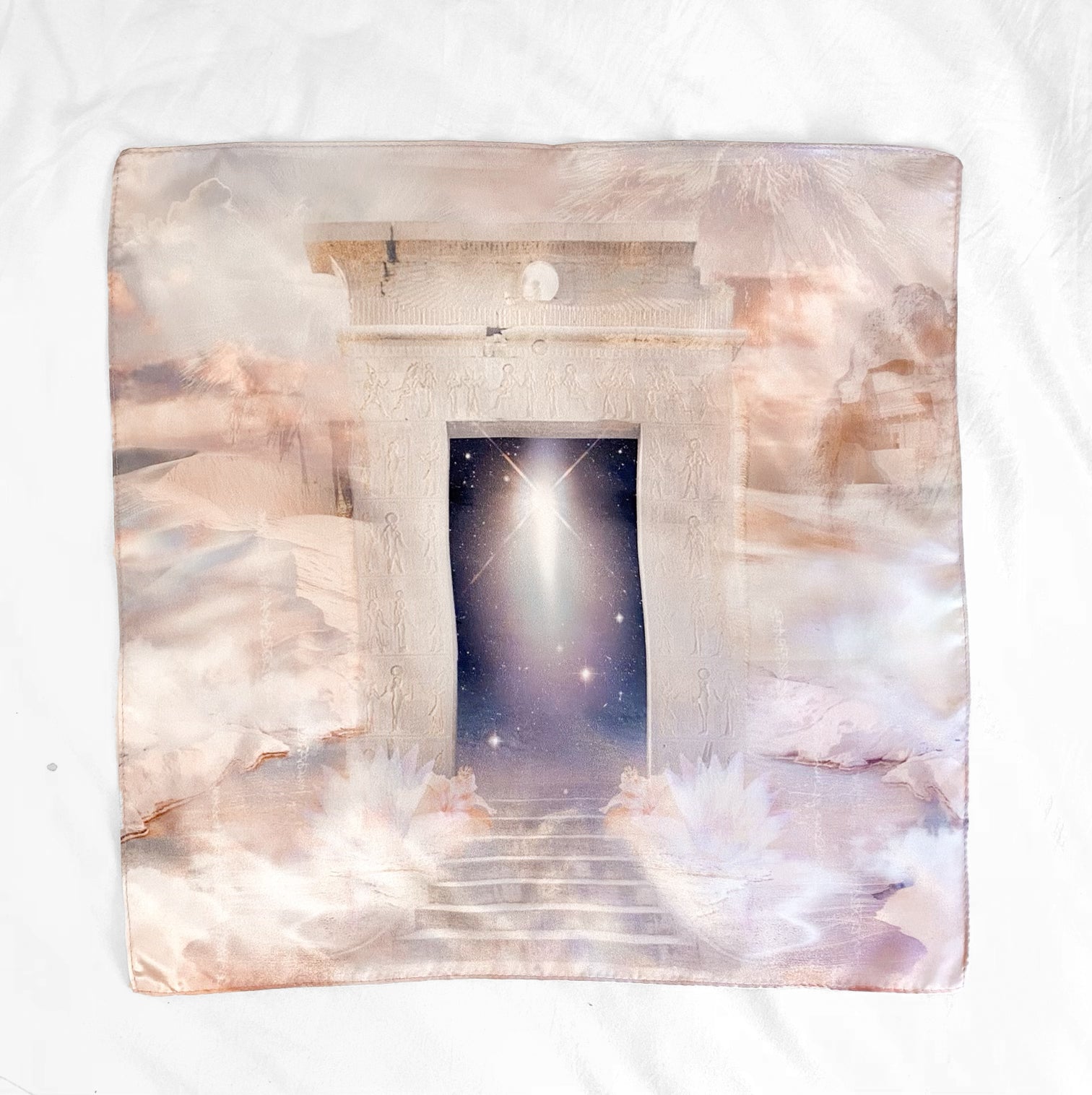 Twilight temple altar cloth // sacred space divination cloth for tarot and oracle cards