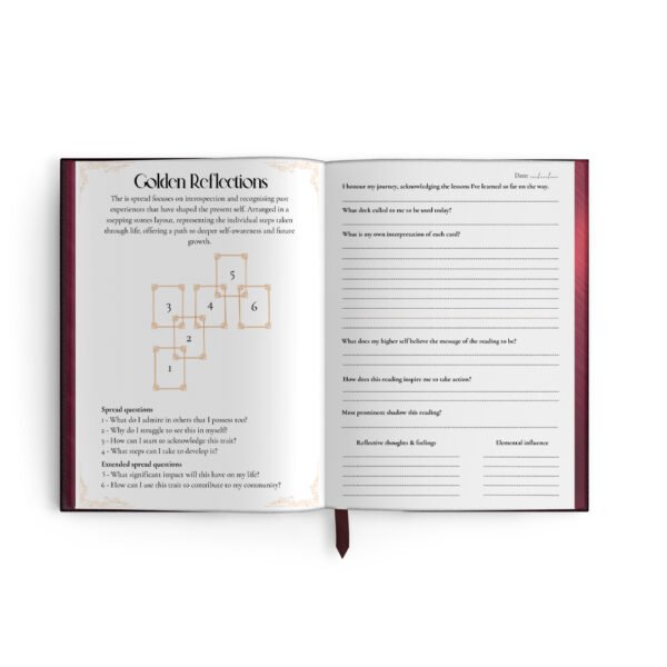 Shadows of tarot spread journal Explore your subconscious with Shadows of Tarot—a guided journal featuring 66 spreads for shadow work, healing, and deep spiritual transformation.