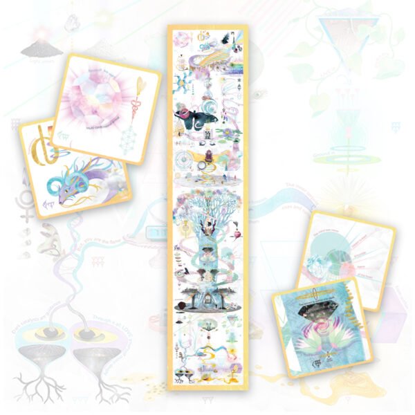 Transcendence Map Oracle Transcendence Map Oracle is a multidimensional 44-card deck with poetry, symbolism, and a scroll to activate deep soul remembrance and intuitive decoding.