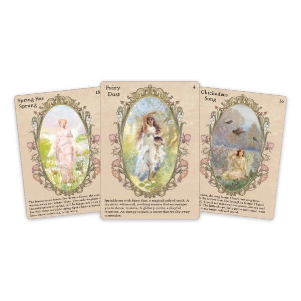 Sisters of the Fae Connect with the fae in this 33-card oracle deck. Heal your inner child, awaken creativity, and explore Earth’s magic with fairy wisdom and guidance.