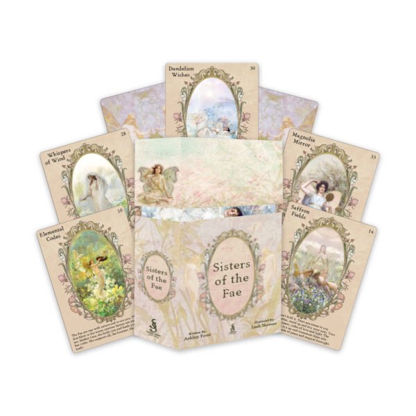 Sisters of the Fae Connect with the fae in this 33-card oracle deck. Heal your inner child, awaken creativity, and explore Earth’s magic with fairy wisdom and guidance.